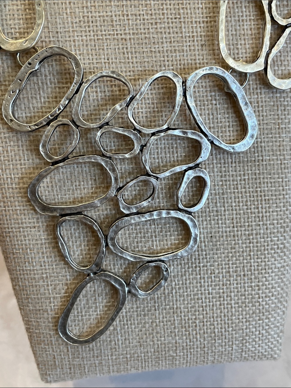Pewter LONG NECKLACE Rare HTF - Picture 3 of 10